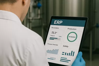 ERP Industrial para indústrias químicas: conformidade e controle de processos