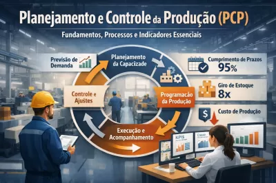Planejamento e Controle da Produção PCP: funções, processos e indicadores essenciais para a indústria