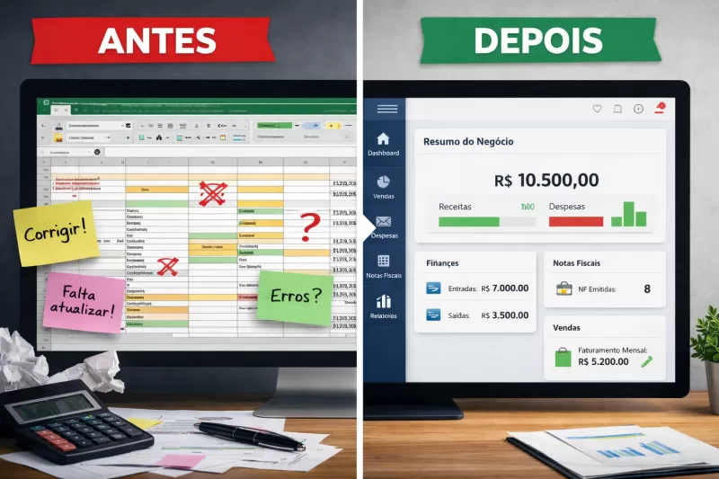 Cansado de Planilhas? Use um Sistema para MEI Inteligente