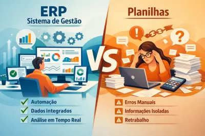 ERP Sistema de Gestão vs planilhas: qual é mais eficiente para o crescimento da empresa