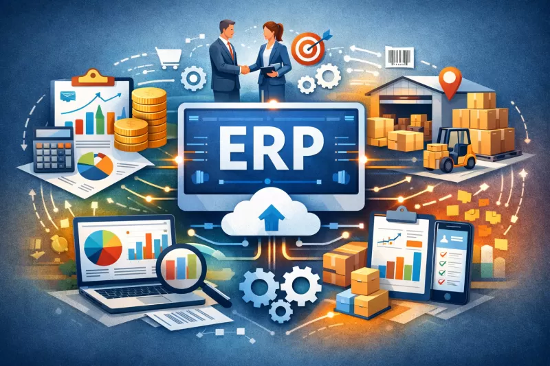 ERP Sistema de Gestão: principais benefícios para controle financeiro, vendas e estoque