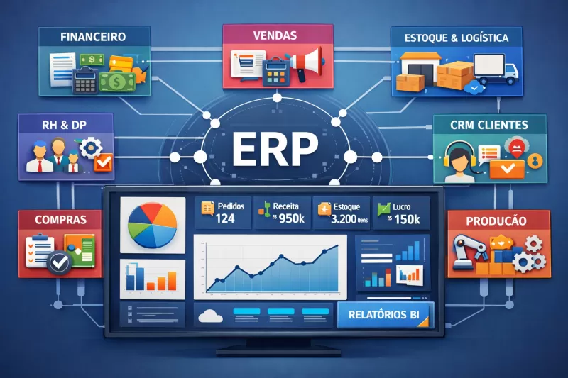 O que é um Sistema Integrado de Gestão ERP e como ele transforma a eficiência das empresas?