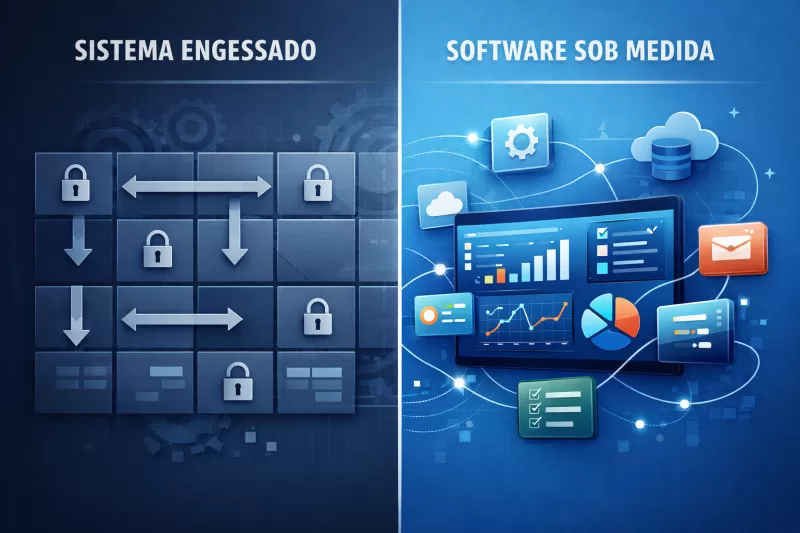 Pare de Adaptar Seu Negócio ao Sistema — Tenha um Software Customizado