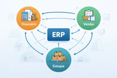 Sistema integrado de gestão ERP para pequenas empresas: o guia anti-complexidade que ninguém explica