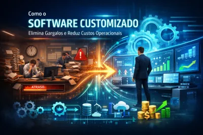 Como o software customizado elimina gargalos e reduz custos operacionais