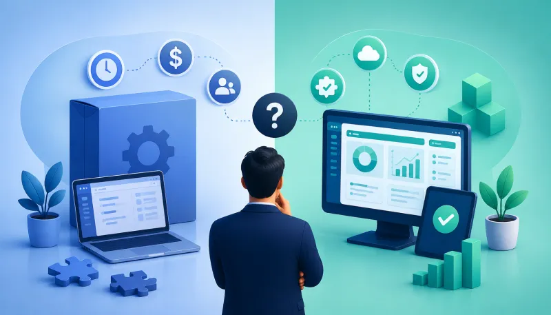 Software Customizado vs Sistemas Prontos: Qual é a Melhor Escolha em 2026?