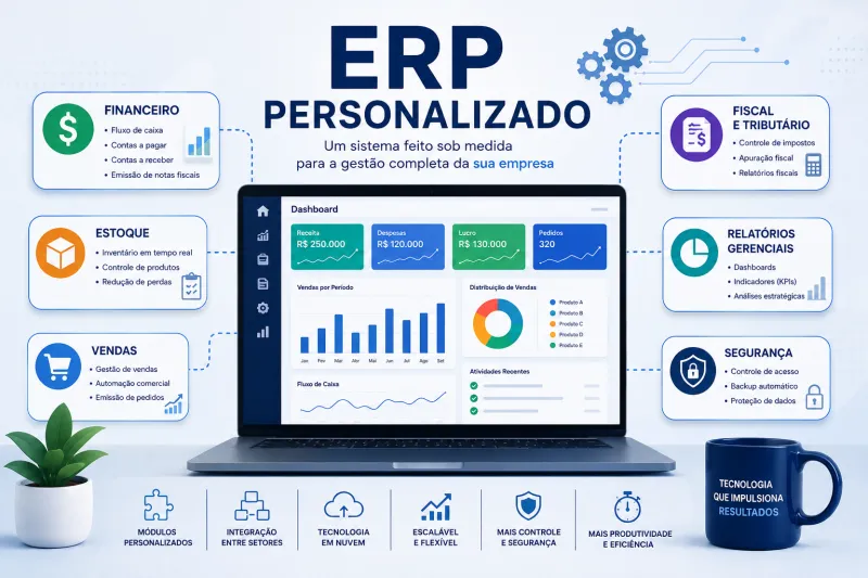 ERP Personalizado: O Que É, Como Funciona e Quais as Vantagens