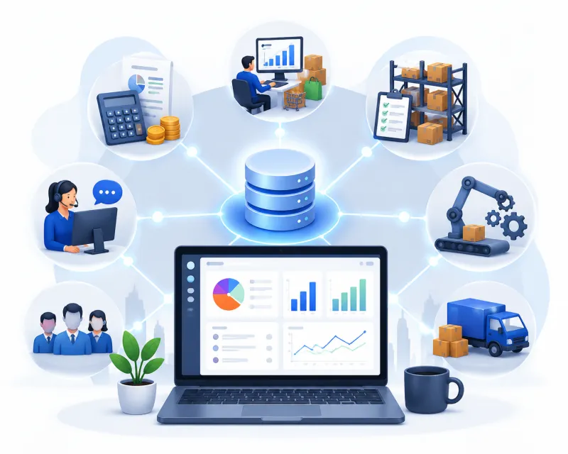 Sistemas Integrados de Gestão ERP: Como Automatizar Processos e Aumentar a Produtividade Empresarial