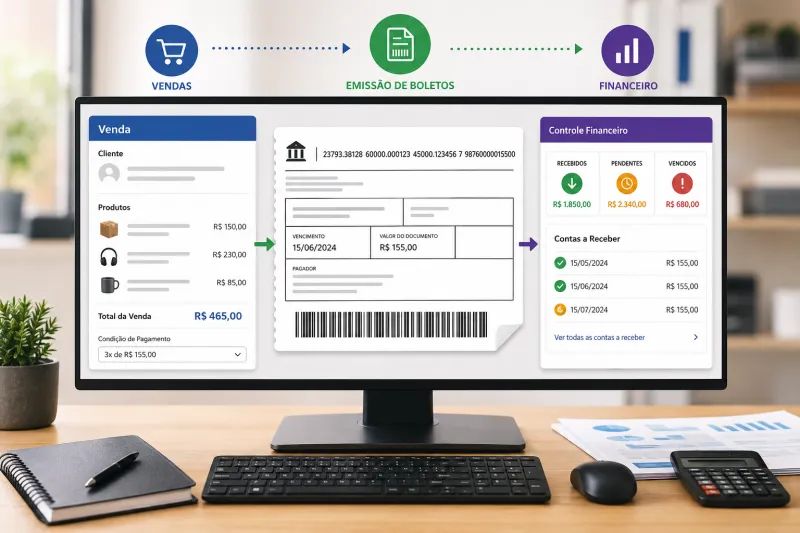 Emissor de Boletos: Como Integrar Vendas, Financeiro e Recebimentos