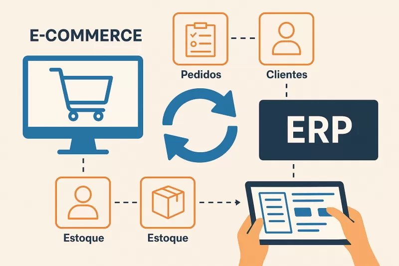Como Integrar um ERP Customizável com Plataformas de E-commerce