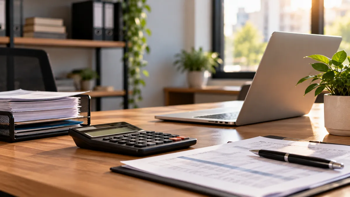 Organização financeira no escritório