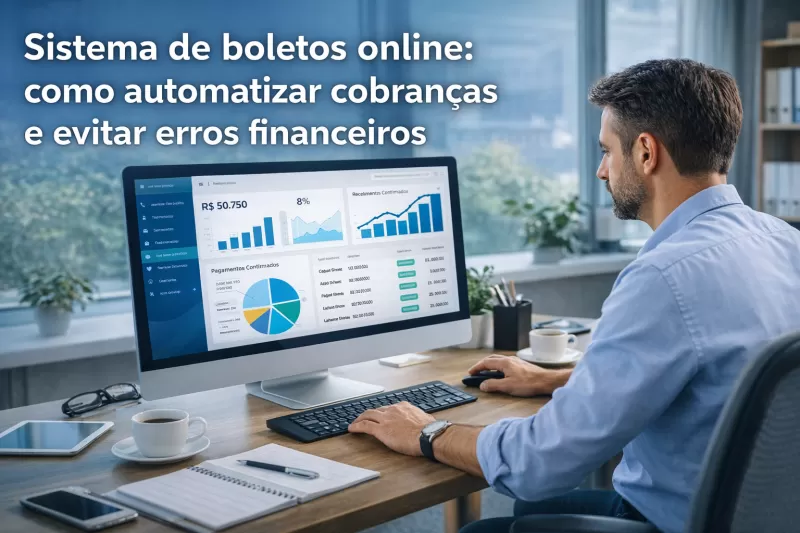 Sistema de boletos online: como automatizar cobranças e evitar erros financeiros
