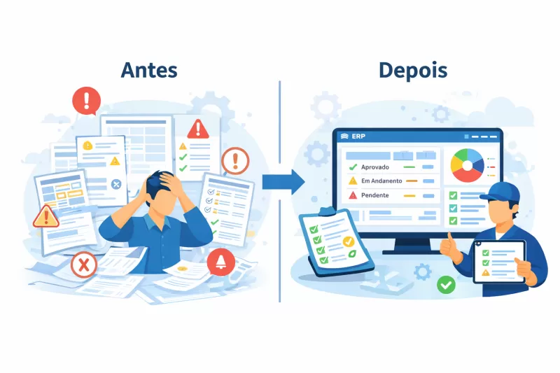 Como um Sistema de Controle de Ordem de Serviço Sob Medida Reduz Erros e Aumenta a Produtividade