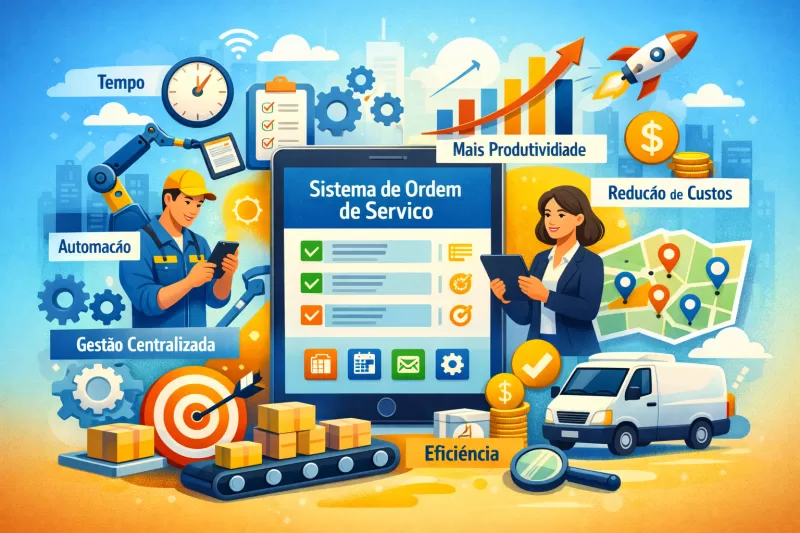 Sistema de Controle de Ordem de Serviço: Como Reduzir Custos e Aumentar a Produtividade em Até 40%