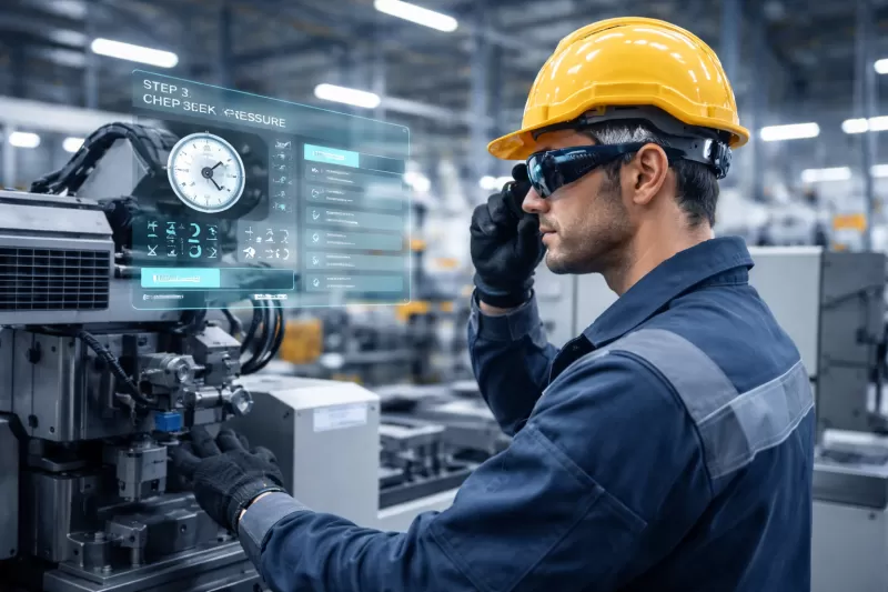 Apontamento de produção com realidade aumentada para suporte operacional