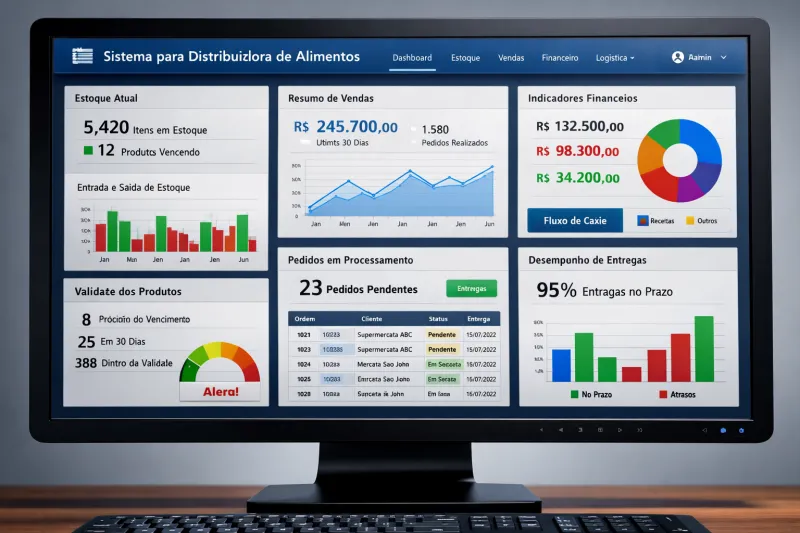 7 benefícios de usar um sistema para distribuidora de alimentos na gestão do seu negócio