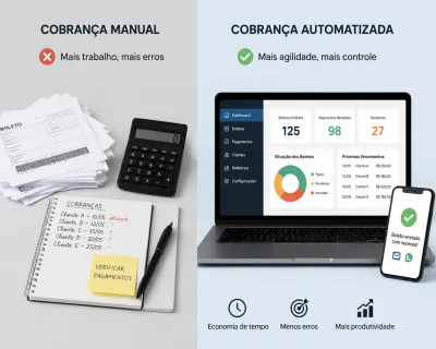 Pare de Cobrar Manualmente: Use um Sistema de Boletos Inteligente
