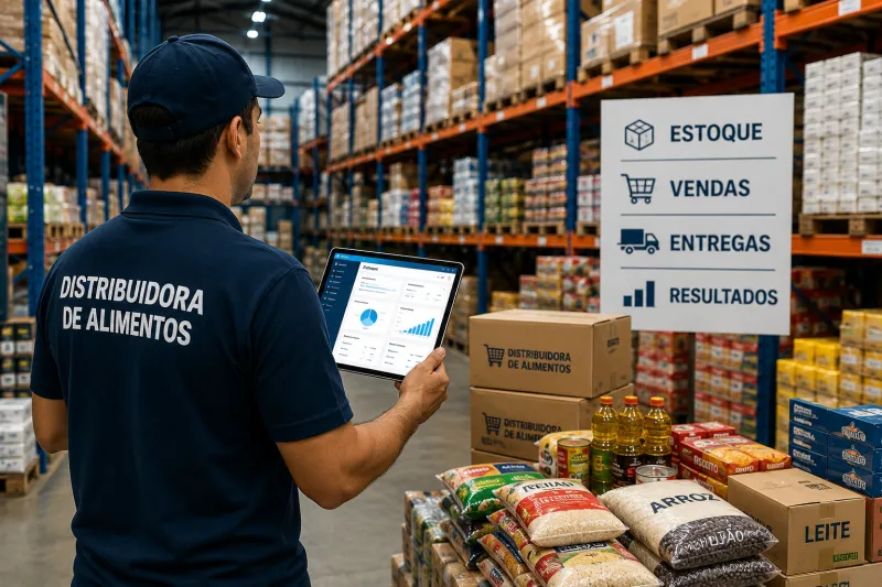 Sistema para Distribuidora de Alimentos: Como Automatizar Estoque, Vendas e Entregas