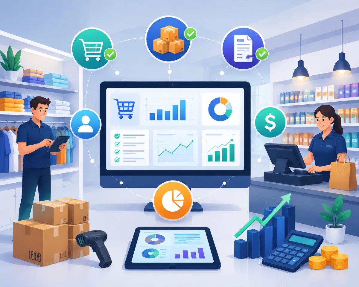 Como um ERP Ajuda Lojas a Reduzirem Perdas e Aumentarem a Produtividade