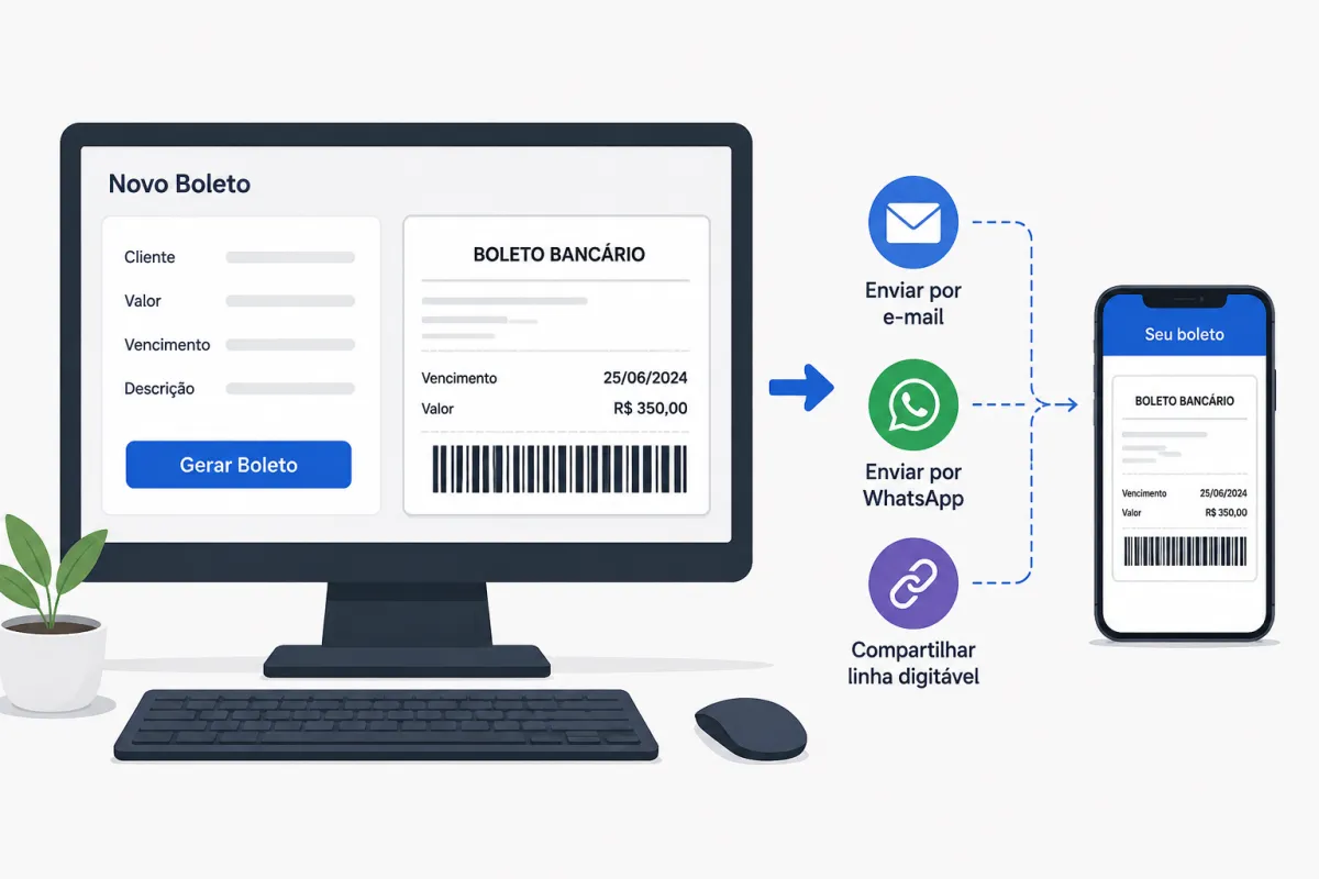 Como um Sistema de Boletos Facilita o Controle de Recebimentos