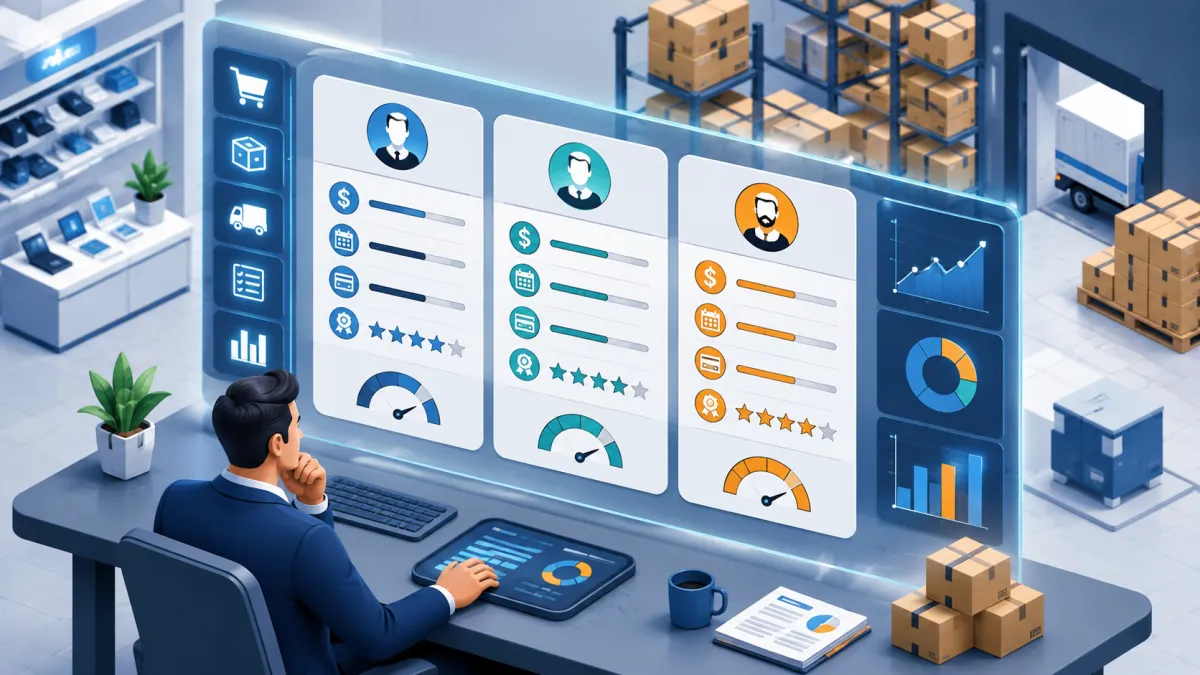 ERP para lojas: gestão de compras e fornecedores