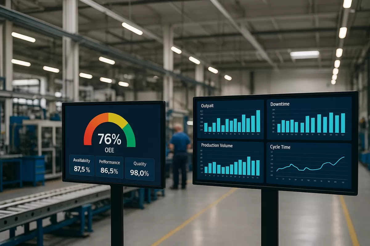 A importância do sistema de apontamento de produção no controle de eficiência das linhas de produção