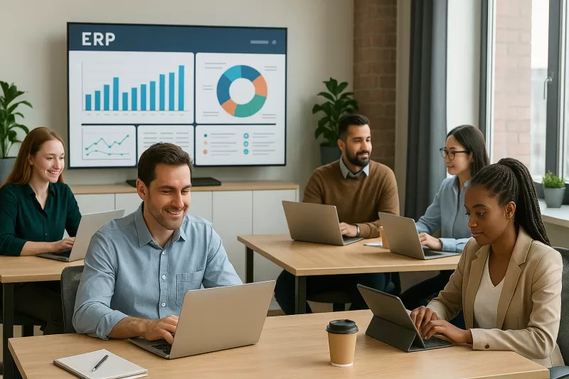 Automatização de processos empresariais com um ERP Simples