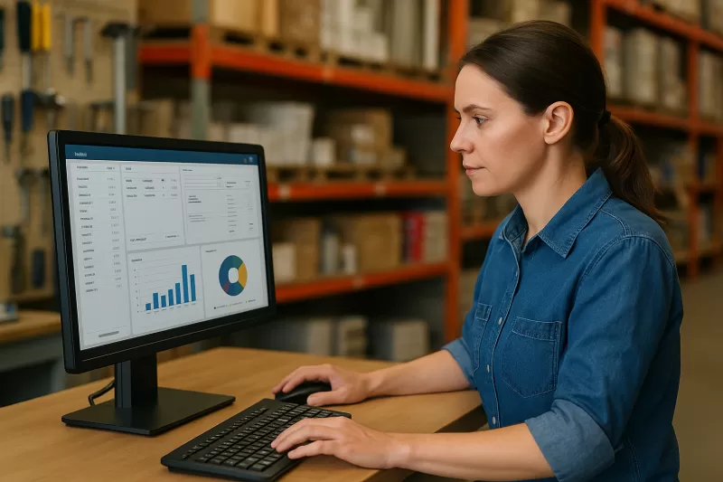 Como o Software para Loja de Materiais de Construção Substitui Planilhas Manuais com Eficiência