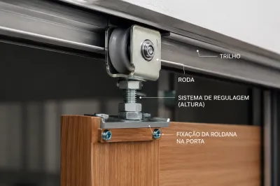 Roldana com Regulagem: Guia Completo para Escolher o Modelo Ideal para Portas, Portões e Sistemas Deslizantes