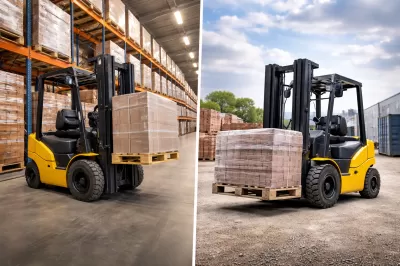 Como explicar ao cliente a diferença entre pneu de empilhadeira