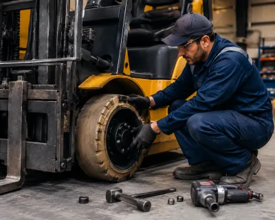 Descubra qual roda para empilhadeira atende melhor sua necessidade