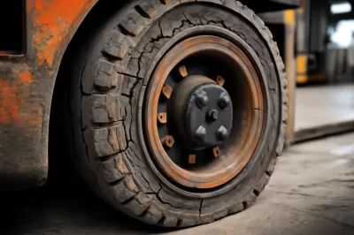 Importância da inspeção diária da roda para empilhadeira na prevenção de acidentes