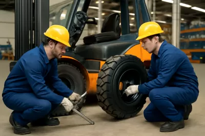 Por que trocar o pneu para empilhadeira antes do aumento de demanda no fim de ano?