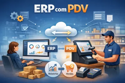 ERP com PDV: como integrar gestão e vendas para crescer seu negócio