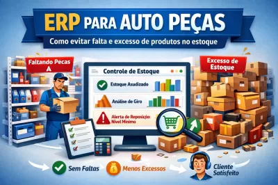 ERP para auto peças: como melhorar o controle de estoque e evitar falta ou excesso de produtos
