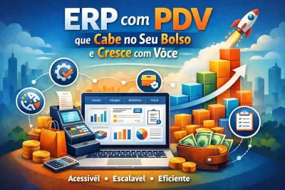 ERP com PDV que cabe no seu bolso e cresce com você
