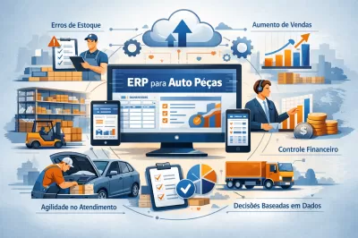 ERP para Auto Peças: Como Aumentar as Vendas e Evitar Erros no Estoque em 2026