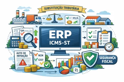 ERP para Distribuidora de Alimentos com ICMS-ST: Como Evitar Erros Fiscais e Multas