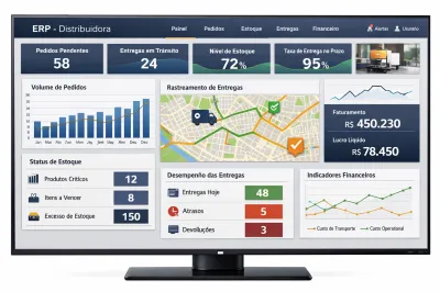 ERP para distribuidora de alimentos: guia completo para crescer sem perder o controle da operação