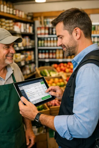 ERP para distribuidora de alimentos: como integrar vendas externas (representantes) em tempo real