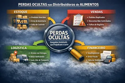 Por que distribuidoras de alimentos perdem dinheiro sem perceber (e como um ERP resolve os gargalos ocultos)
