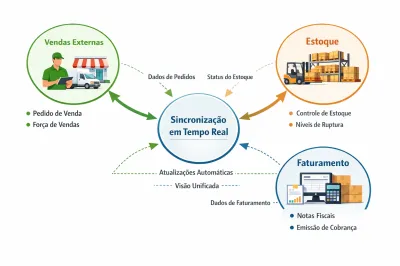 ERP para distribuidora de alimentos: guia prático para integrar vendas externas, estoque e faturamento sem erros