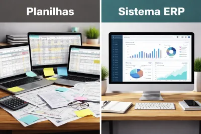 Sistema ERP Barato vs Planilhas: o custo invisível que ninguém te conta