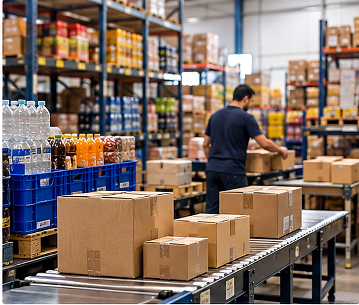 Separação de pedidos durante o inventário