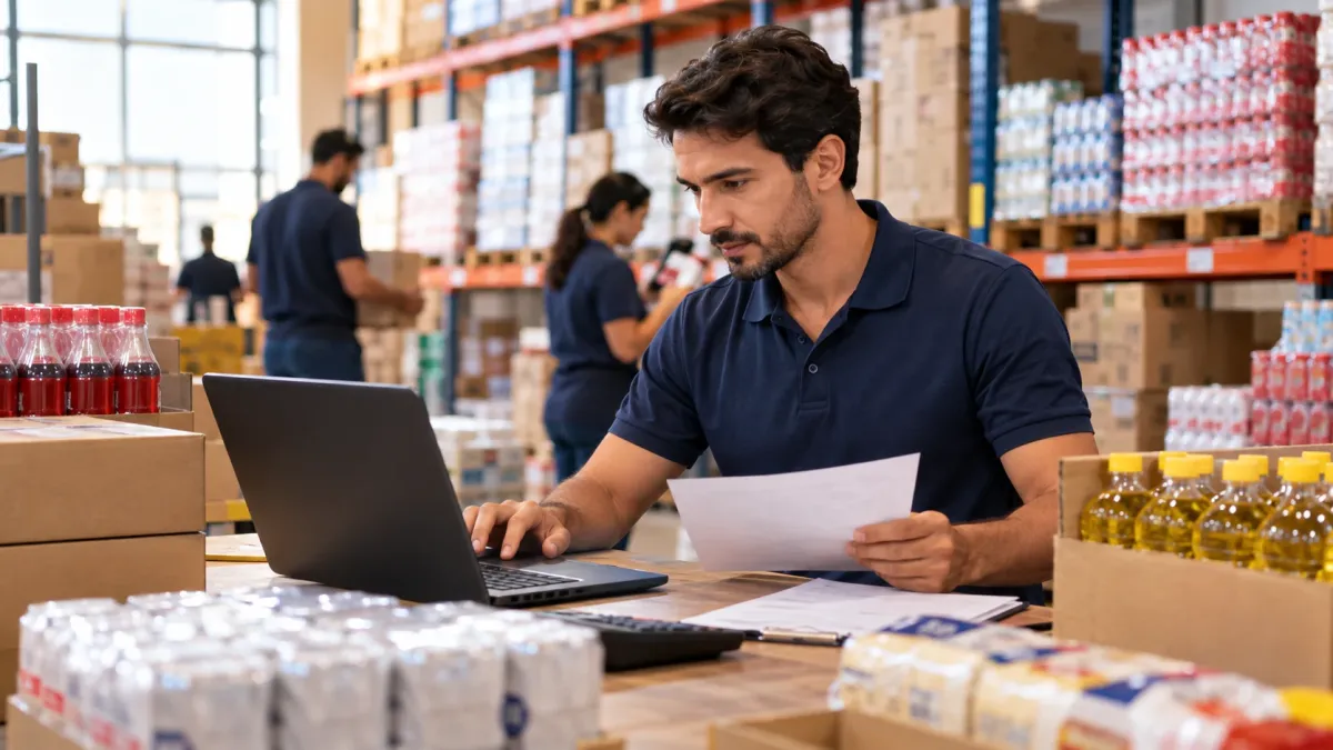 Conferência de pedidos e preços