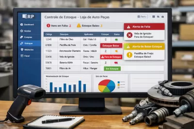 Sistema para Loja de Auto Peças: o que um ERP precisa ter para evitar erros no estoque