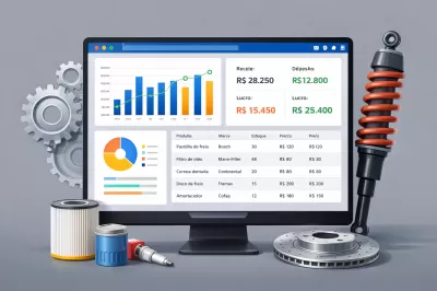 Sistema para loja de auto peças: controle de estoque, vendas e financeiro em um só lugar