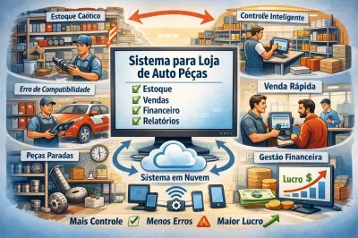 Sistema para Loja de Auto Peças: 7 Funcionalidades Que Fazem Seu Negócio Lucrar Mais