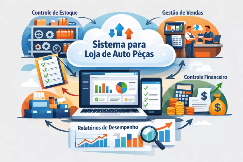 Sistema para Loja de Auto Peças: A Solução Completa para Aumentar Vendas e Controlar Estoque Sem Complicação