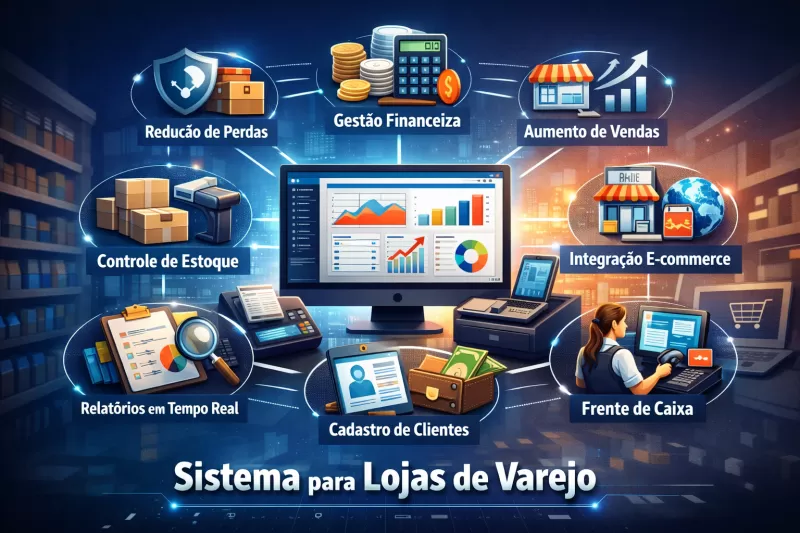Sistema para Lojas de Varejo: Reduza Perdas, Controle Estoque e Venda Mais Todos os Dias
